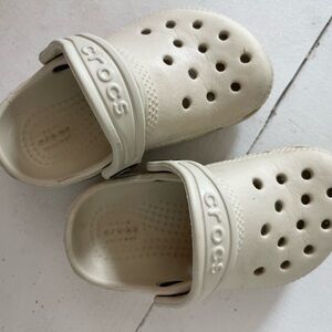 Crocs Kids Classic Clog - Toddler Size 6 - Bone